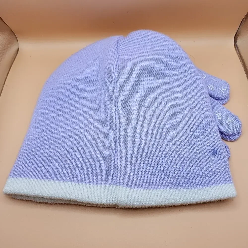 Vintage 2005 Hello Kitty Hat Lavendar Glove Set for Girls